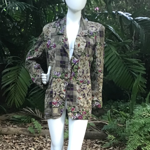 Vintage jacket in satin 80s